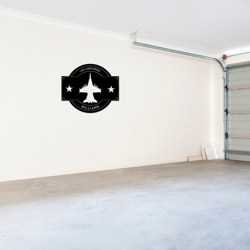 Personalize Airforce Sign, Airforce Graduation gift, Piolot Sign, Jet Aircraft Sign, Metal Sign, Military Branch Sign, Retirement Gift, USAF