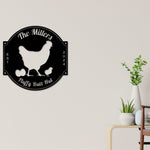 Chicken Coop sign, Custom Hen House Sign, Hen House Coop Sign, Our Little Coop Sign Metal Sign, Metal Chicken Coop Sign, Personalized Chicks