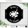 Art Studio Sign, Craft Room Sign, Arts and Crafts Sign, Metal Sign, Hobby Sign, Painting Sign, Art Class Sign, Art Teacher Gift, Custom Sign