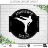 Karate Dojo Sign, Martial Arts Sign, Karate Metal Sign, MMA Gym Sign, Brazilian Jiu-Jitsu, Judo, Karate Dojo Decor, Taekwondo Custom Sign