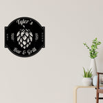 Knitting Sign, Custom Knitting Room Sign, Personalized, Metal Knitting Hobby Sign, Mom Grandma Hobby Gift, Knitting Decor, Knitting Lover