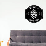 Knitting Sign, Custom Knitting Room Sign, Personalized, Metal Knitting Hobby Sign, Mom Grandma Hobby Gift, Knitting Decor, Knitting Lover