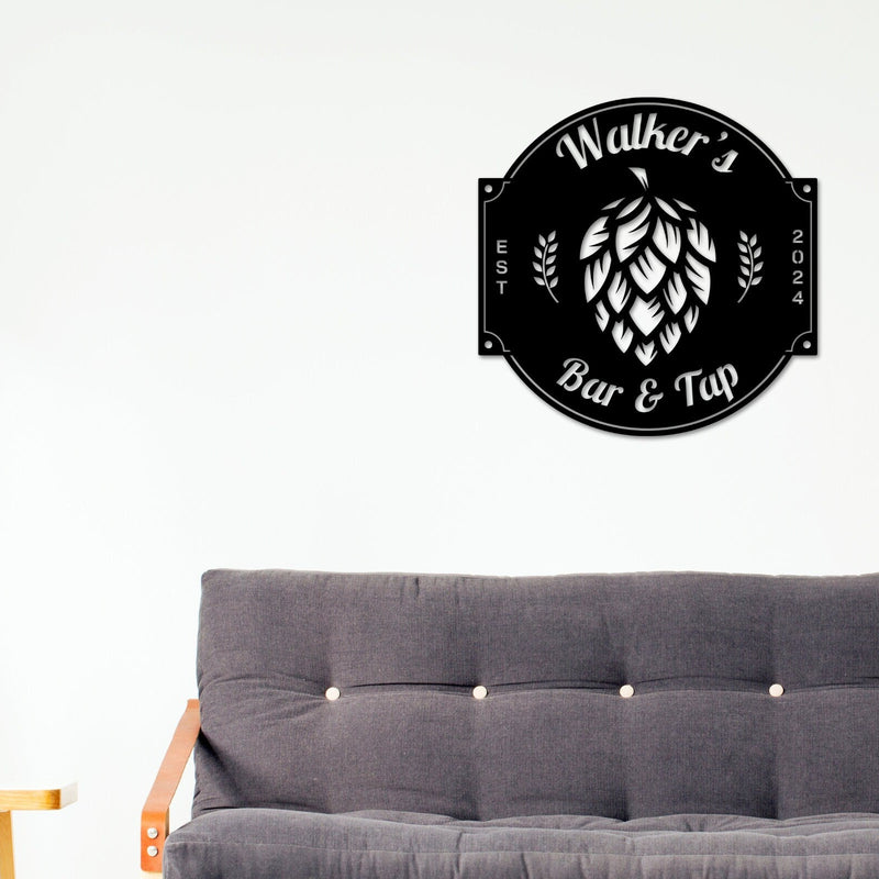 Knitting Sign, Custom Knitting Room Sign, Personalized, Metal Knitting Hobby Sign, Mom Grandma Hobby Gift, Knitting Decor, Knitting Lover