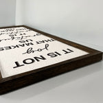 Gratitude Makes us Joyful - Framed Wood Sign