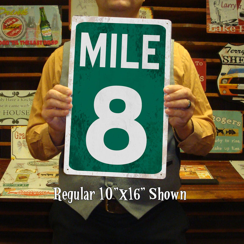Highway Marker Signs - Mile Marker Metal Signs - Custom Made