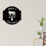 Nail Salon Sign, Nail Salon Business, Personalized Nail Salon, Custom Nail Salon Sign, Beauty Salon Decor, Salon Decor, Nails, Beauty Bar