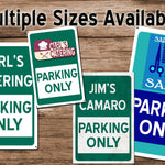 Custom Parking Only Signs - Outdoor Metal