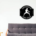 Custom MMA Metal Sign, Personalized Karate Sign, Martial Arts Dojo Decor, Gift for MMA Fighter, Karate Metal Wall Art, Judo, Jiu-Jitsu