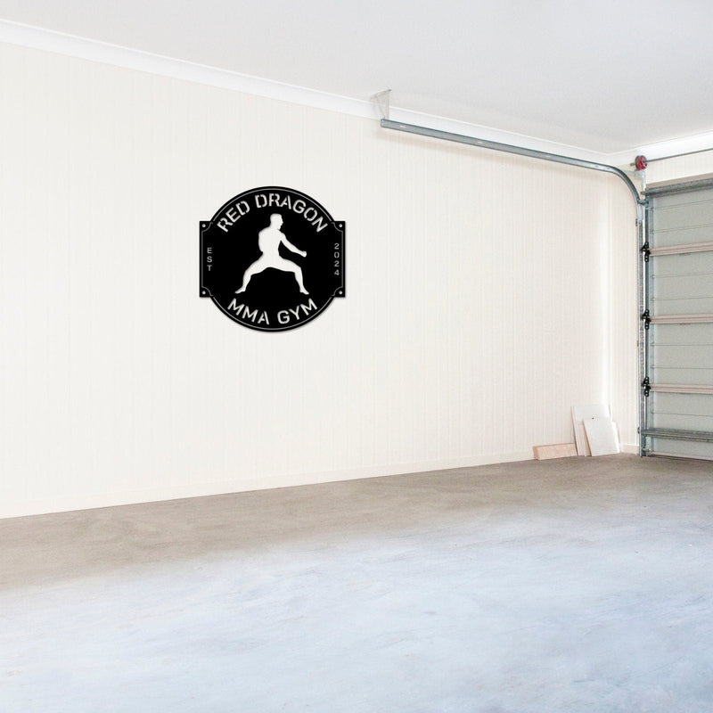 Custom MMA Metal Sign, Personalized Karate Sign, Martial Arts Dojo Decor, Gift for MMA Fighter, Karate Metal Wall Art, Judo, Jiu-Jitsu