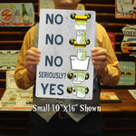 Funny Bathroom sign for Toilet Paper Etiquette