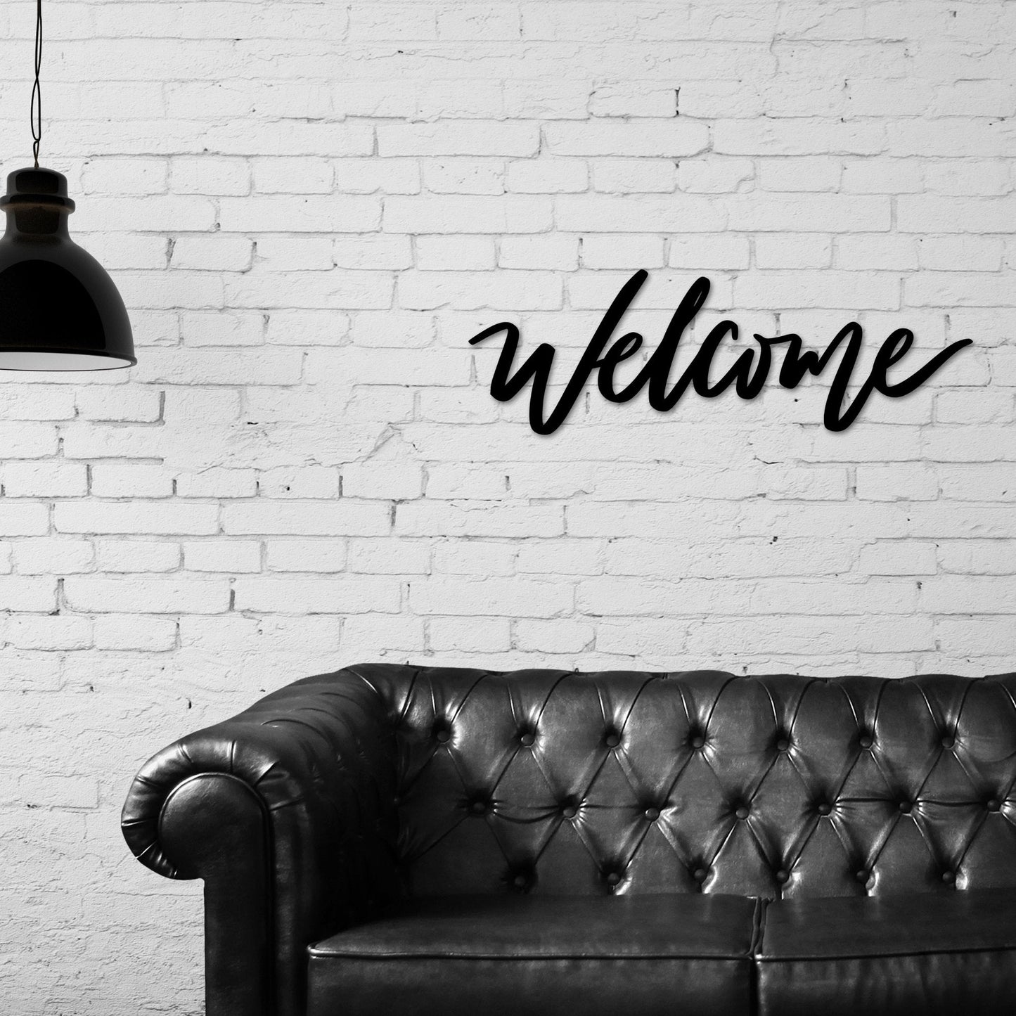 Welcome Wall Art, Welcome word Sign, Welcome Decor, Metal Word art, Metal Wall Art, Metal Welcome sign, Words Script Decor
