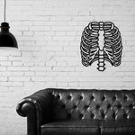 Skeleton Metal Wall Art, Bones Wall Art, Skull Wall Decor, Skeleton Line Art, Wall Decor, Minimalist Housewarming Gift, Above Bed Decor