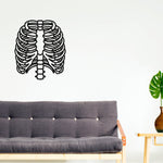 Skeleton Metal Wall Art, Bones Wall Art, Skull Wall Decor, Skeleton Line Art, Wall Decor, Minimalist Housewarming Gift, Above Bed Decor
