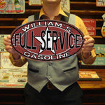 Personalized, Custom, Vintage Tin Gas & Oil Sign
