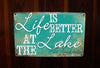 Lake House Sign - Custom, Vintage, Personalize Tin Sign